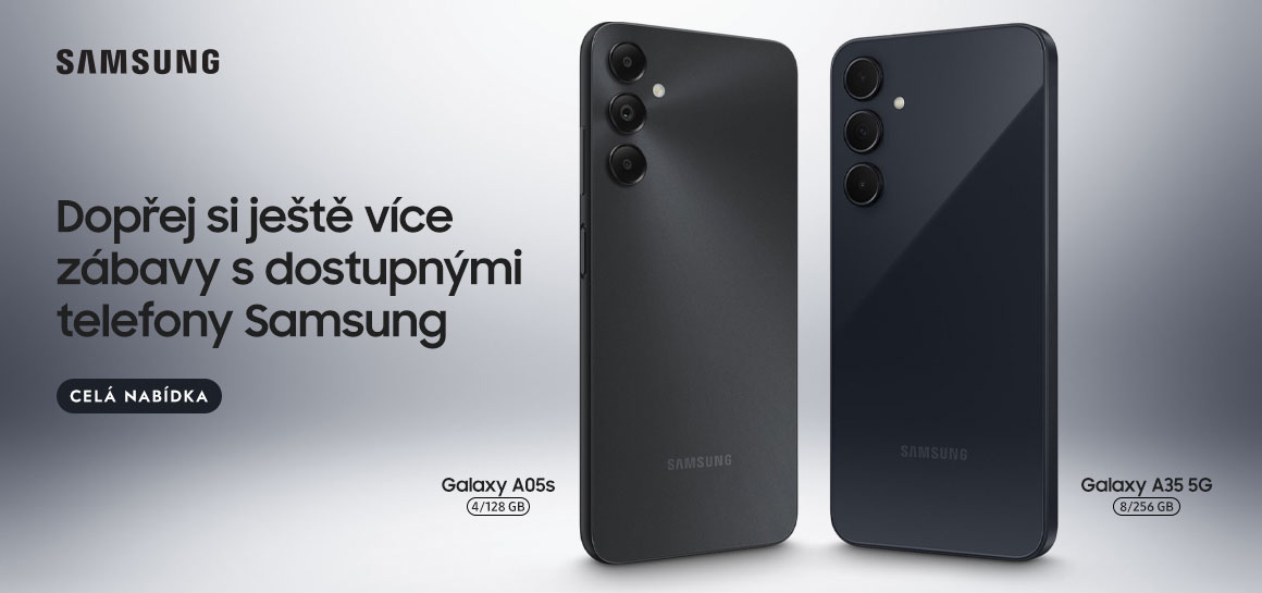 Dopřej si ještě více zábavy s dostupnými telefony Samsung