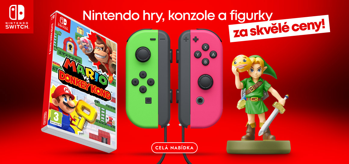 Nintendo hry, konzole a figurky