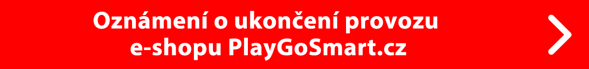 Oznámení o ukončení provozu e-shopu PlayGoSmart.cz Oznámení o ukončení provozu e-shopu PlayGoSmart.cz