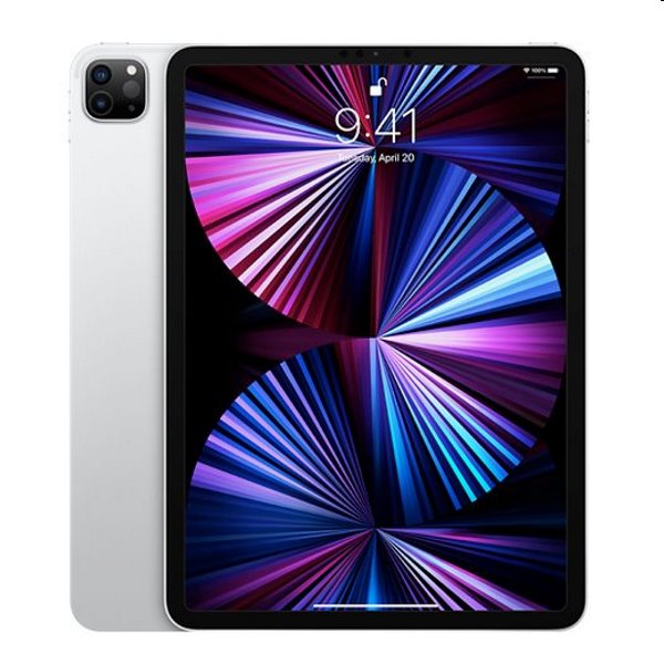 Apple iPad Pro 11" (2021) Wi-Fi 128GB, silver, Třída C – použito, záruka 12 měsíců