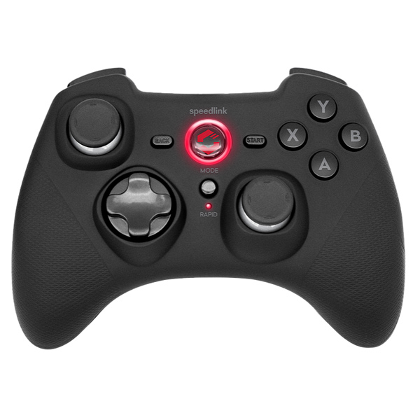 Speedlink Rait Gamepad Wireless for PC/PS3/Switch, rubber-black