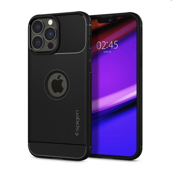 Pouzdro Spigen Rugged Armor pro Apple iPhone 13 Pro Max, černé