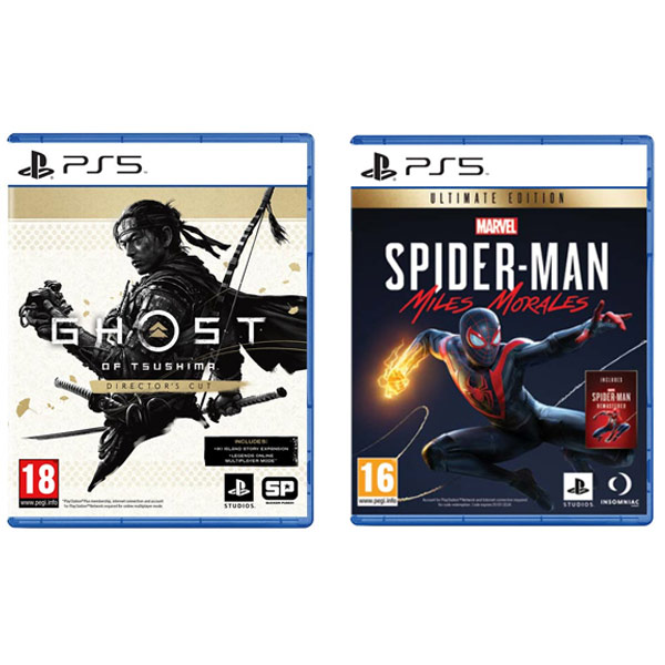 Ghost of Tsushima (Director's Cut) CZ + Marvel's Spider-Man: Miles Morales CZ (Ultimate Edition) PS5