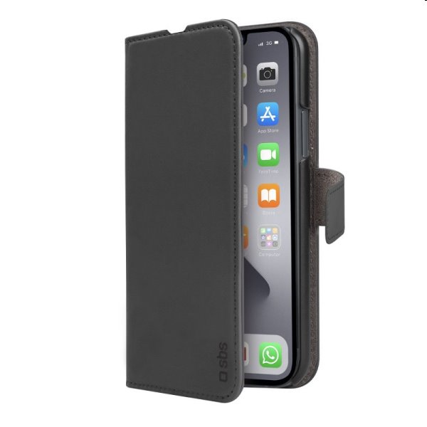 SBS pouzdro Book Wallet pro iPhone 13, black