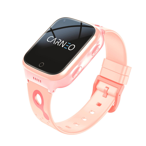 Carneo GuardKid+ 4G Platinum dětské smart hodinky, růžové