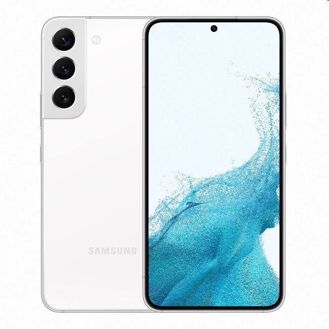 Samsung Galaxy S22, 8/128GB, white, Třída B - použité, záruka 12 měsíců
