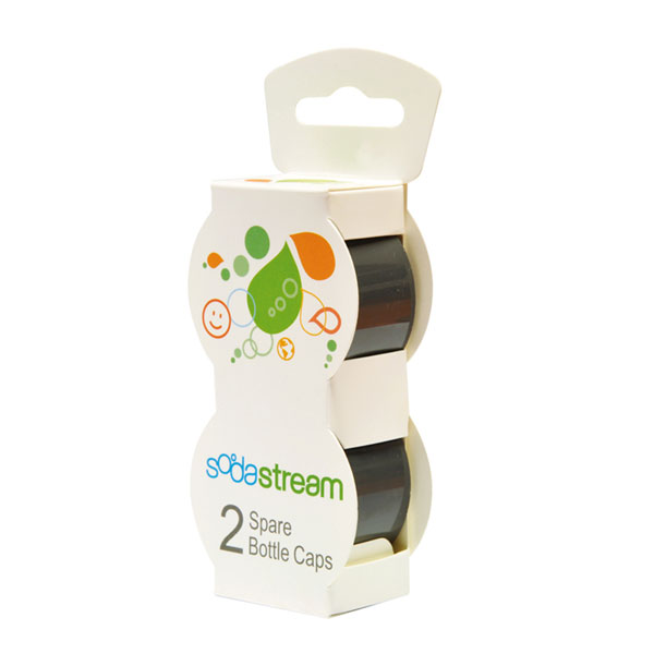 SodaStream Víčko černé na plast. láhve  2 ks
