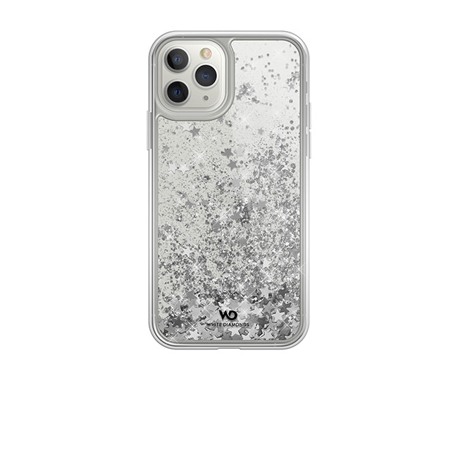 Pouzdro White Diamonds Sparkle pro Apple iPhone 11 Pro, Silver Stars - OPENBOX (Rozbalené zboží s plnou zárukou)