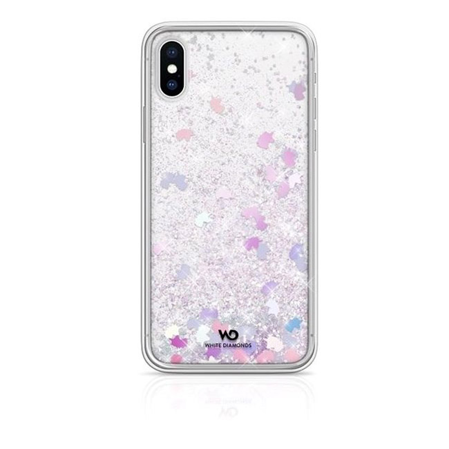 White Diamonds Sparkle Case Clear iPhone X/Xs, Unicorns - OPENBOX (Rozbalené zboží s plnou zárukou)