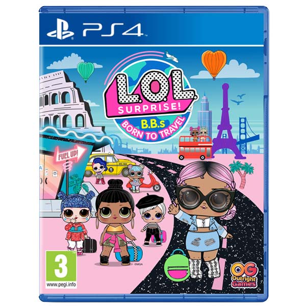 L.O.L. Surprise! B.B.s BORN TO TRAVEL [PS4] - BAZAR (použité zboží)