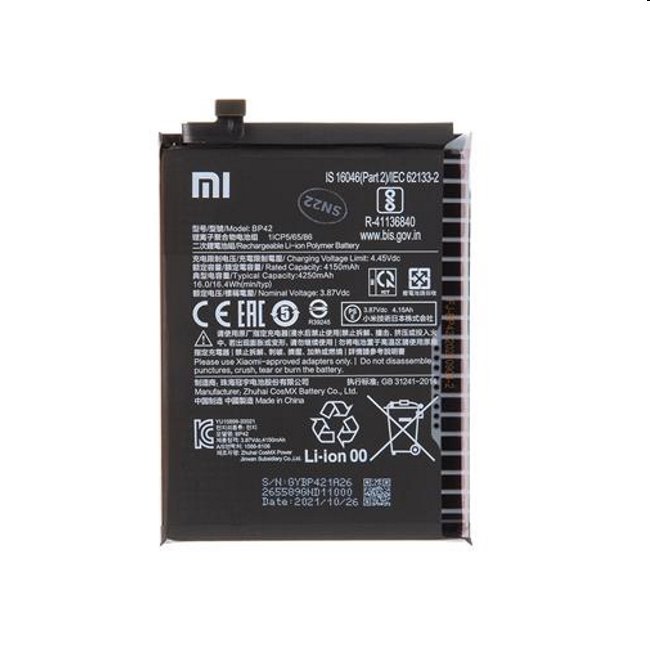 Originální baterie pro Xiaomi Mi 11 Lite (4250mAh)