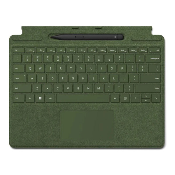 Klávesnice a pero Microsoft Surface Pro Signature ENG + Slim Pen 2, zelená