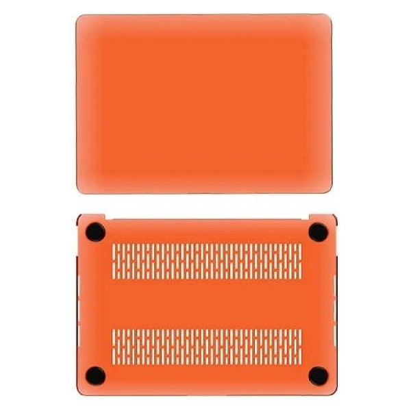 Comma kryt Hard Jacket Cover pro Macbook Air Retina 13" 2018-2019 - Orange