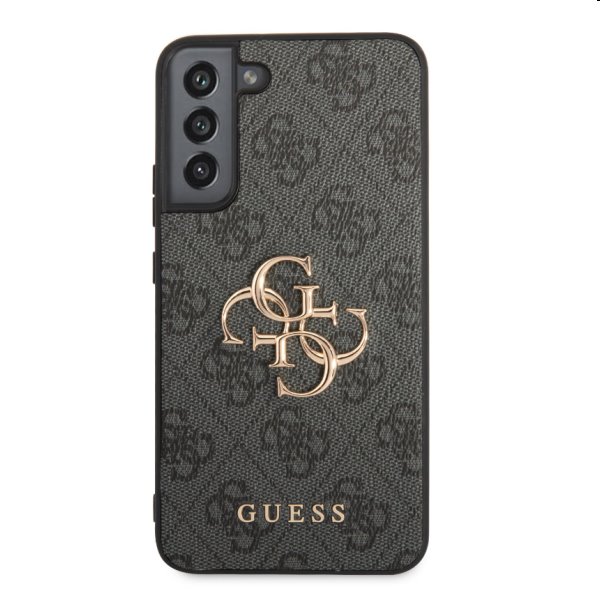 Pouzdro Guess PU 4G Metal Logo pro Samsung Galaxy S23 Plus, šedé