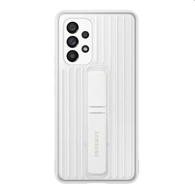 Samsung Protective Standing Cover A53 5G, white - OPENBOX (Rozbalené zboží s plnou zárukou)