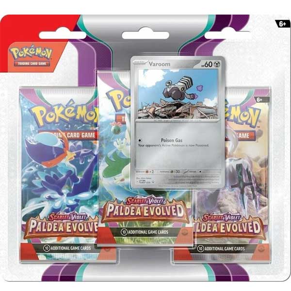 Kartová hra Pokémon TCG: Scarlet & Violet Paldea Evolved 3 Blister Varoom (Pokémon)