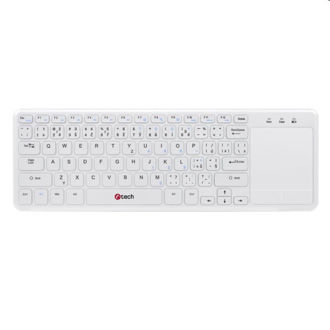 Dárek - C-Tech bezdrátová klávesnice s touchpadem (SK layout) v ceně 429,- Kč