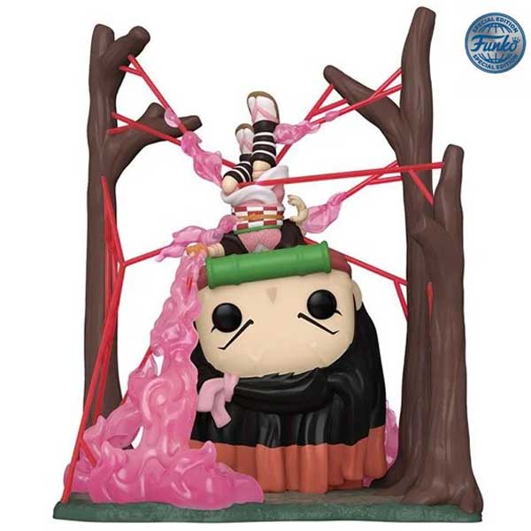 POP! Animation: Nezuko Kamado in Web (Demon Slayer) Special Edition (Glows in The Dark)