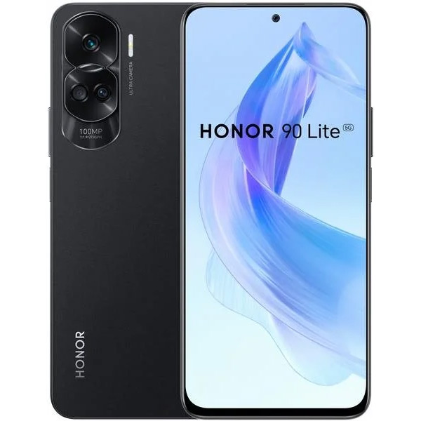 Honor 90 Lite, 256GB, midnight black, Třída A - použité, záruka 12 měsíců