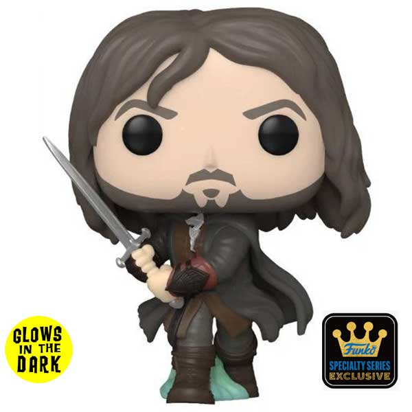 POP! Aragorn Army of the Dead (Lord of the Rings) Special Edition (Glows in the Dark), použitý, záruka 12 mesiacov