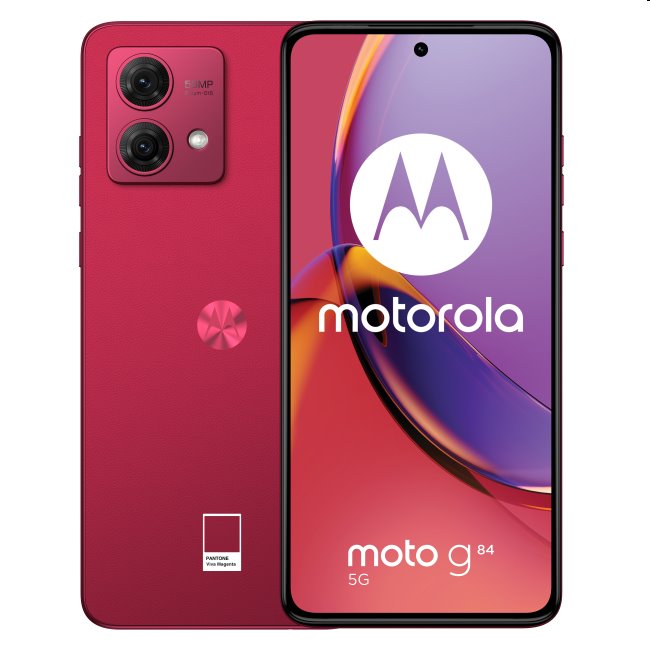 Motorola Moto G84, 12/256GB, magenta - OPENBOX(Rozbalené zboží s plnou zárukou)