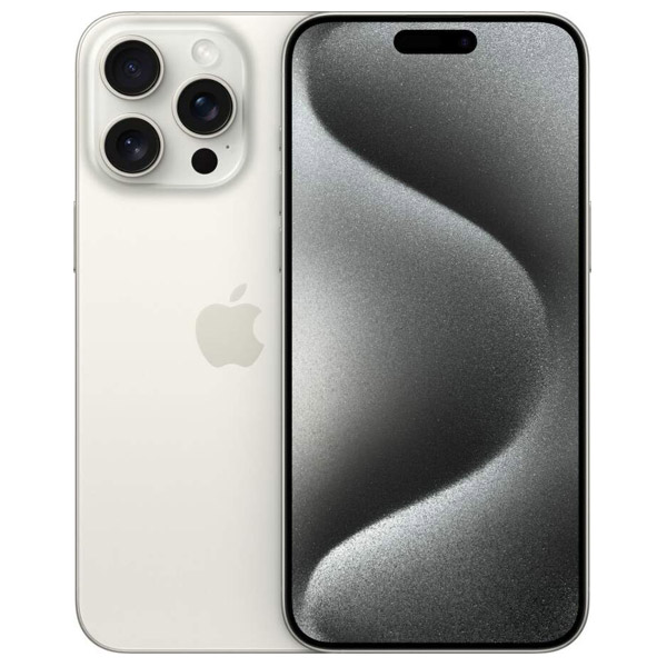 Apple iPhone 15 Pro Max 256GB, titanová bílá, nové zboží, neotvřené balení