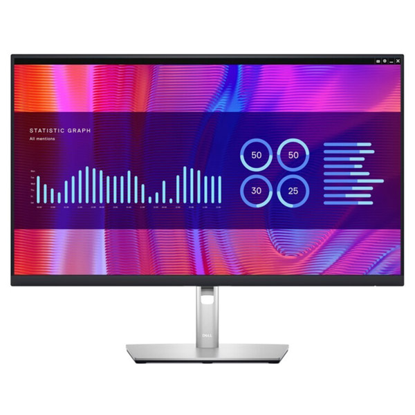 Monitor DELL P2723DE 27" QHD, 2560 x 1400, IPS, 350 nit, 1000:1, 5 ms, PIVOT, HDMI, DP, USB-C, RJ-45, černý