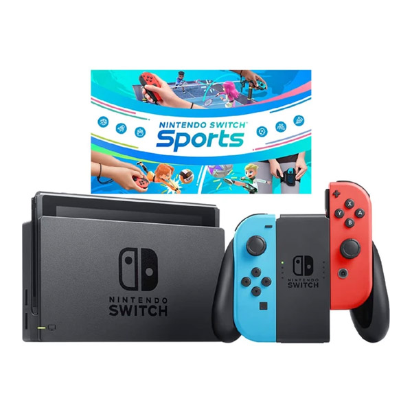 Nintendo Switch Neon + Switch Sports + 3 měsíční předplatné - OPENBOX (Rozbalené zboží s plnou zárukou)