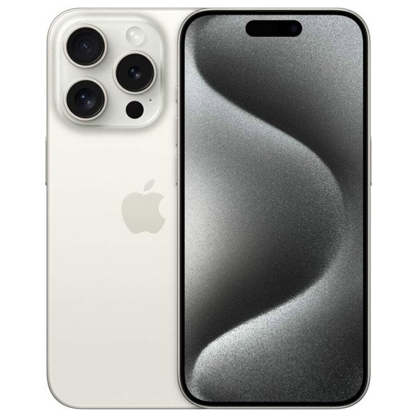 Apple iPhone 15 Pro 256GB, titanová bílá, Třída A – použité, záruka 12 měsíců