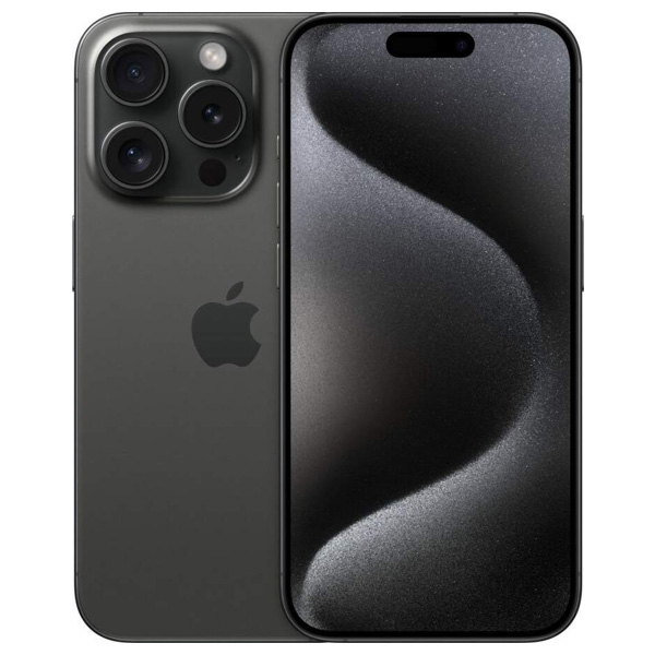 Apple iPhone 15 Pro, 128GB, titánová černá, Třída A – použité, záruka 12 měsíců
