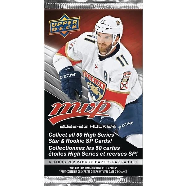 2022/23 Upper Deck MVP Hockey Retail Balíček Karet