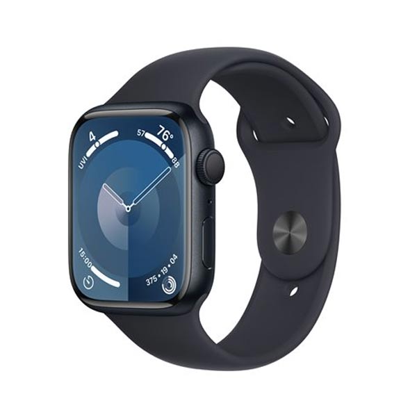 Apple Watch Series 9 GPS, 41mm, půlnoční, Třída A – použité, záruka 12 měsíců