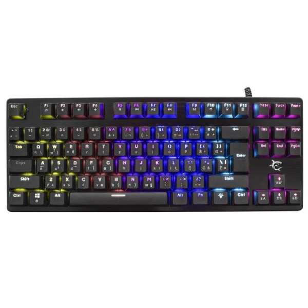 White Shark Gaming keyboard SPARTAN, US, black