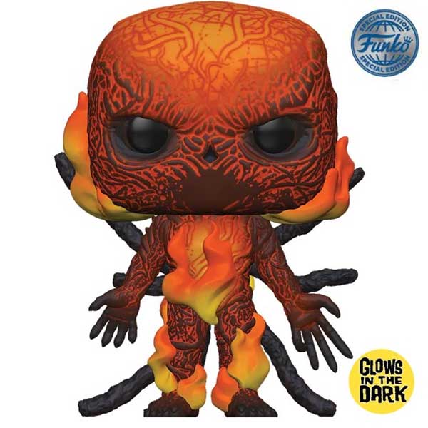 POP! TV: Vecna Red Fire (Stranger Things) Special Edition Glows in The Dark, použitý, záruka 12 měsíců