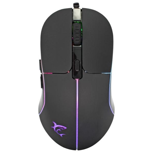 White Shark Gaming mouse WARLOCK, 6400 dpi, černá