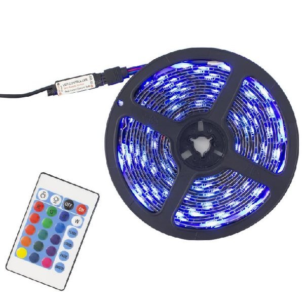 White Shark LED pásek s dálkovým ovládáním, HELIOS-5 RGB, 5 m