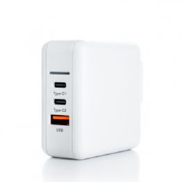 Levně ER POWER síťový nabíječka GaN USB-C, 65 W, bílá