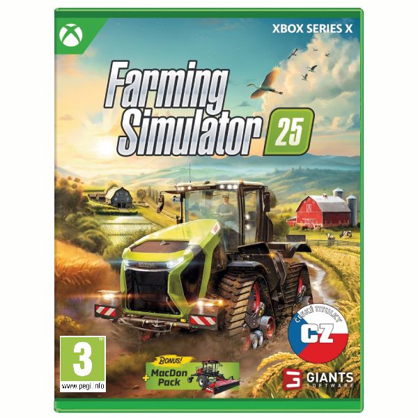 Farming Simulator 25 CZ XBOX Series X