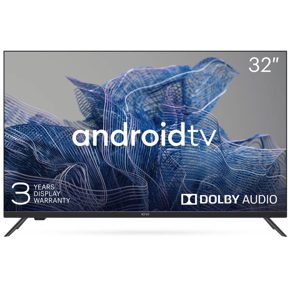 KIVI TV 32H740NB, 32" (81 cm), HD, Google Android TV, černá