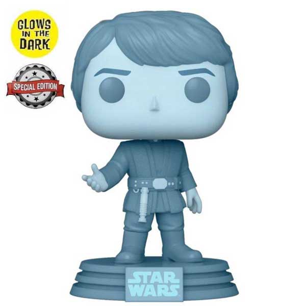 POP! Holographic Luke Skywalker (Star Wars) Special Edition (Glows in The Dark), použitý, záruka 12 měsíců