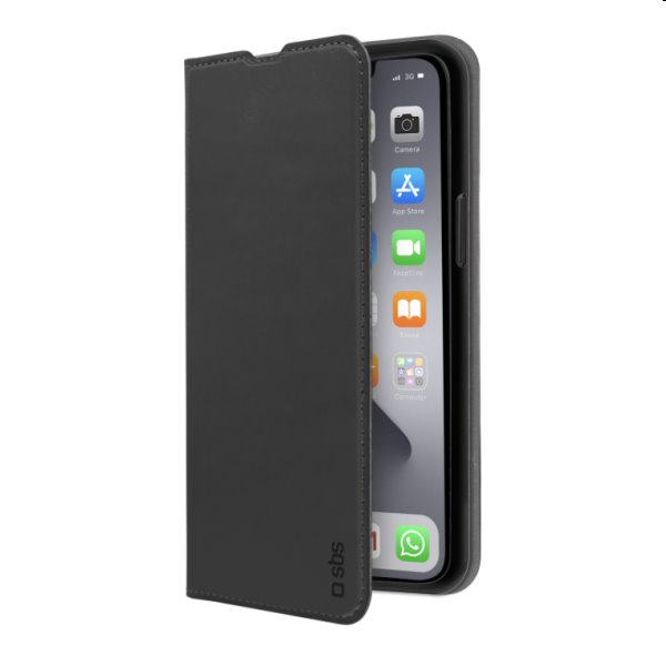 SBS Book Wallet Lite for Apple iPhone 14 Pro, black, vystavený, záruka 21 měsíců