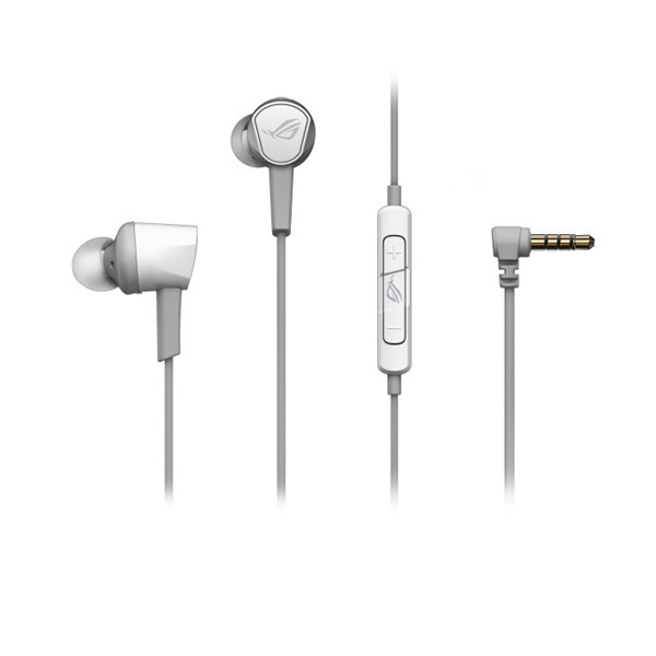 ASUS ROG Cetra II Core In-Ear Gaming Headphones, moonlight white, vystavený, záruka 21 měsíců