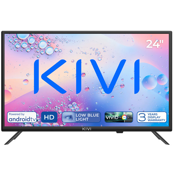 KIVI TV 24H760QB, 24" (61 cm), HD LED TV, AndroidTV, černý