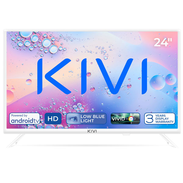 KIVI TV 24H760QW, 24" (61 cm), HD LED TV, AndroidTV, bílý