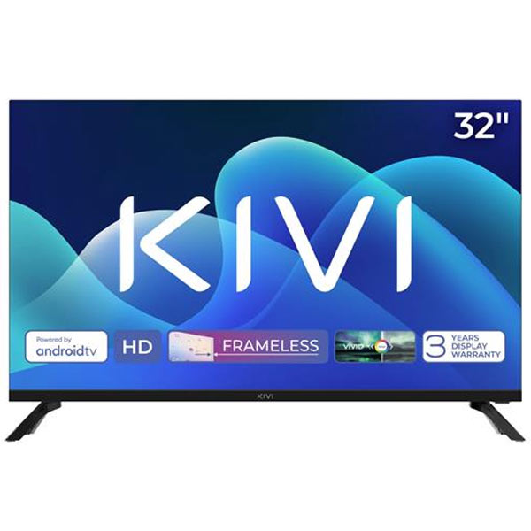 KIVI TV 32H735QB, 32" (81 cm), HD LED TV, AndroidTV, černý