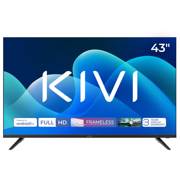 KIVI TV 43F730QB, 43" (108 cm), HD LED TV, AndroidTV, černý