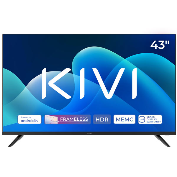 KIVI TV 43U730QB, 43" (108 cm), HD LED TV, AndroidTV, černý