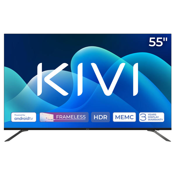 KIVI TV 55U730QB, 55" (139 cm), HD LED TV, AndroidTV, černý