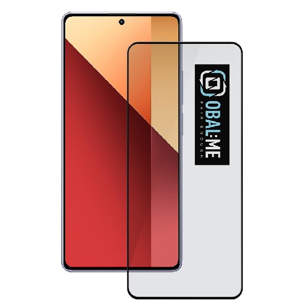 OBAL:ME 5D Ochranné tvrzené sklo pro Xiaomi Redmi 13 Pro 4G/5G, černé