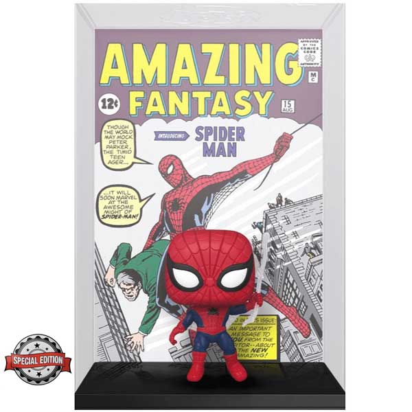 POP! Comics Cover Spider Man (Marvel) Special Edition, vystavený, záruka 21 měsíců